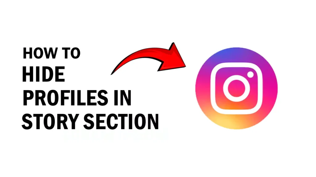 hide suggesting profiles at story area in instagram